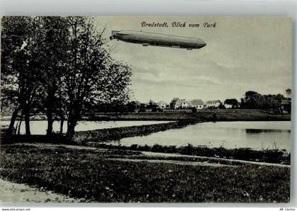 25821 W2257 Bredstedt 1928 Foto AK Luftschiff Zeppelin über Bredstedt - 13668164