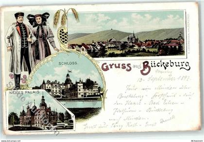 31675 W3062 Bückeburg Lithographie Neues Palais - 51760887