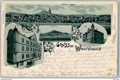 34466 W3549 Wolfhagen 1900 - Gasthaus Hessischer Hof Weidelsburg Post - 13603204