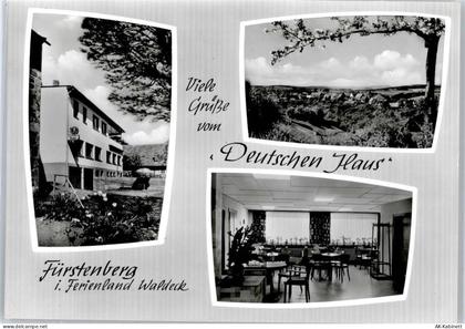 35104 W3540 Fürstenberg , Waldeck - Gasthaus Pension zum deutschen Haus... - 51073919