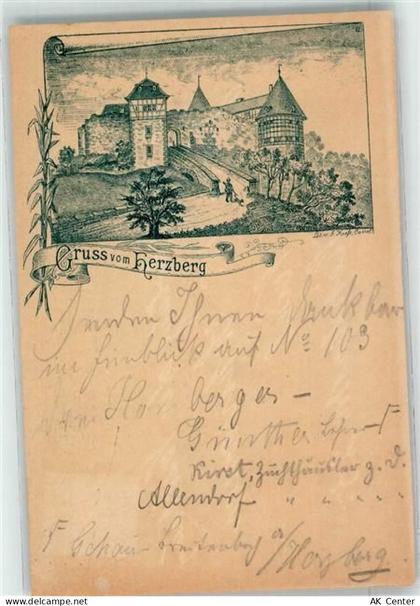 36287 W6431 Breitenbach a. Herzberg 1896 - Herzberg Vorläufer 1880er Jah... - 13617146