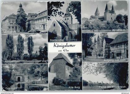 38154 W3308 Königslutter am Elm - Marktplatz , Parkanlagen - 51054982