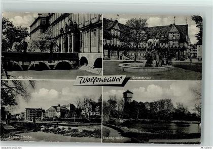 38300 W3340 Wolfenbüttel , Niedersachs - Schloßbrücke Stadtmarkt Stadtgr... - 10564490