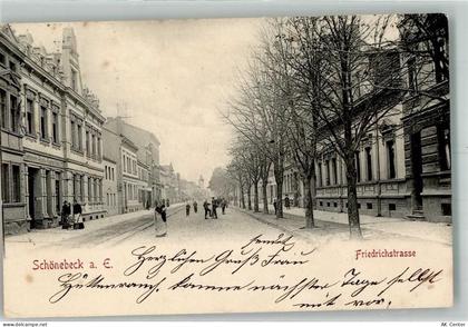39218 O3300 Schönebeck Elbe 1905 - Friedrichstraße - 13657554