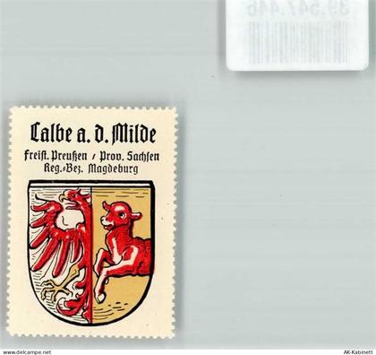 39624 O3590 Kalbe Milde Vignette Wappen - 39547446