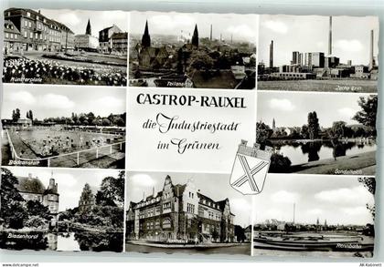44575 W4620 Castrop-Rauxel - Münsterplatz Cafe Kirche Zeche Erin Gondelt... - 52258857
