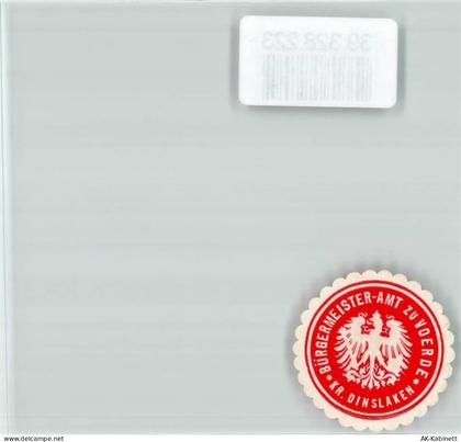 46562 W4223 Voerde Niederrhein Siegelmarke Postwesen Bürgermeister-Amt z... - 39328223