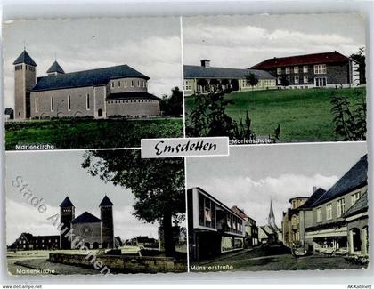 48282 W4407 Emsdetten - Marienirche Marienschule - 51276765