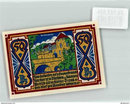 49074 W4500 Osnabrück 1921 Notgeldschein Gutschein über 50 Pfennig Stadt... - 39523604