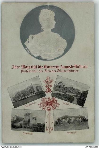 49074 W4500 Osnabrück Prägedruck Kaiserin Auguste Victoria Protektorin d... - 52296411