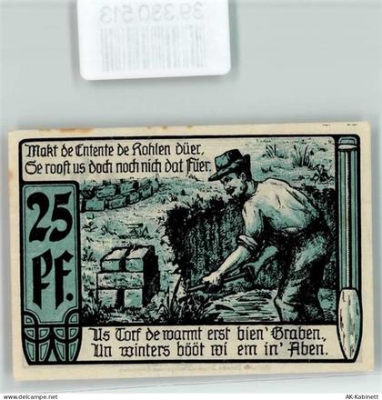 49356 W2840 Diepholz 1921 - Notgeld Gutschein des Fleckens Diepholz 25 P... - 39330513