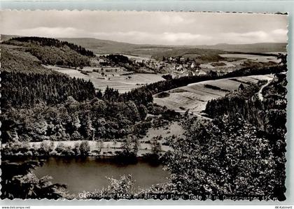 54550 W5568 Daun - Gemündener Maar mit Blick auf Daun - 39552281