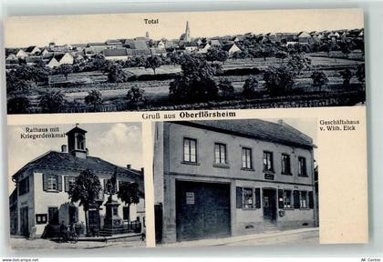 55234 W6509 Ober-Flörsheim - Rathaus Kriegerdenkmal Geschäftshaus Wilh. ... - 13606978