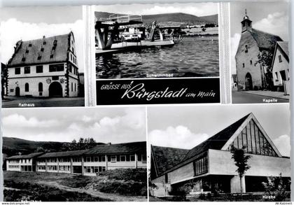 63927 W8768 Bürgstadt - Rathaus, Svhwimmbad, Schule, Kirche, Kapelle - 51121899