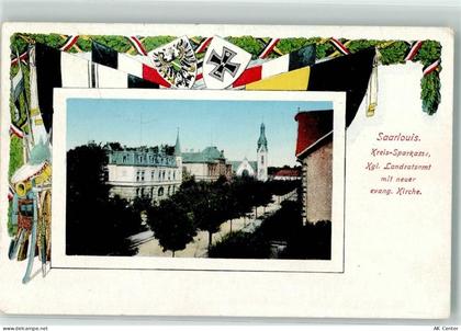 66740 W6630 Saarlouis 1916 - Kreis Sparkasse Kgl. Landratsamt m. neuer E... - 13286491