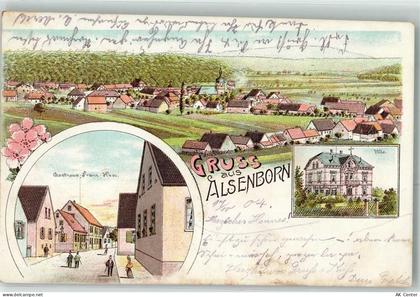 67677 W6753 Enkenbach-Alsenborn 1904 Lithographie Gasthaus Franz Hess Vi... - 13617082