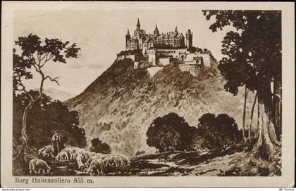 72379 W7450 Hechingen um 1910/20 - Hechingen, Burg Hohenzollern,A. Weber... - 20054498