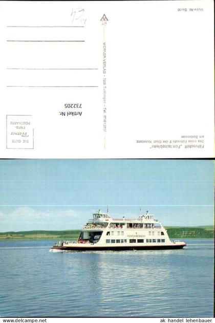 732205 Konstanz Bodensee Fährschiff Fontainebleau Konstanz LK Konstanz