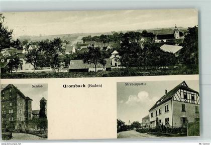 74906 W6927 Grombach , Kr Sinsheim, Elsenz - Schloss Bahnpost Mannheim -... - 13423817