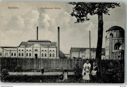 76726 W6729 Bellheim 1914 Fotomontage AK Emaillierwerk Ullrich - 13658144