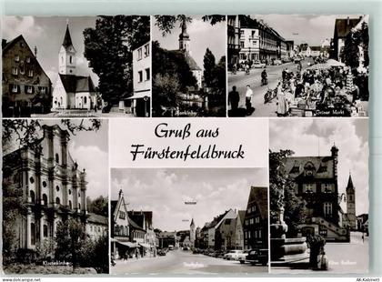 82256 W8080 Fürstenfeldbruck - Münchenerstrasse Kirche Grüner Markt Mark... - 52269060