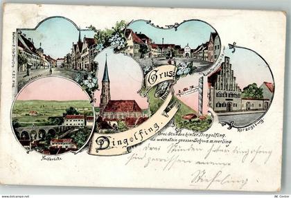 84130 W8312 Dingolfing - Bruckstraße Hochbrücke Marienplatz Herzogsberg... - 13536312
