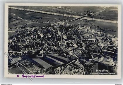 84130 W8312 Dingolfing - original Fliegeraufnahme Erhaltung: Eingerissen... - 50860952