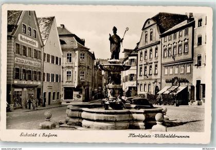 85072 W8078 Eichstätt , Bay - Marktplatz Willibaldsbrunnen - 39510264
