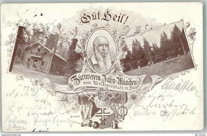85540 W8013 Haar , Kr München 1905 Gebrauchsspuren Turnverein Jahn e.V. ... - 13650044