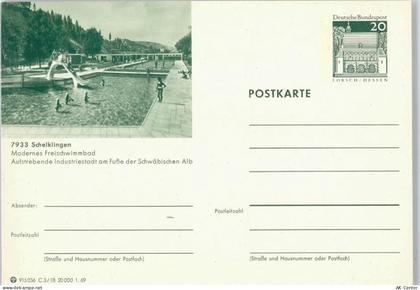 89601 W7933 Schelklingen - Schwimmbad Rutsche Baum - 50383982