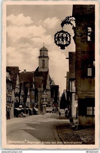91550 W8804 Dinkelsbühl - Segringer Strasse mit Drei Mohrenschild - 52027824