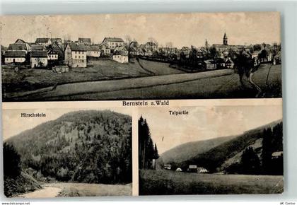 95131 W8678 Bernstein a Wald Gebrauchsspuren Hirschstein Waldweg - 13257629