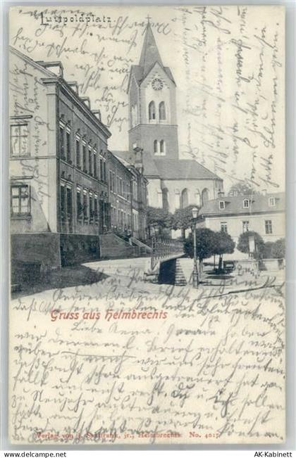 95233 W8662 Helmbrechts , Oberfr Lithographie Luitpoldplatz - 51700611