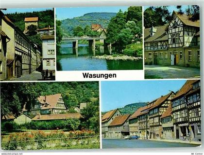 98634 O6104 Wasungen - Rückseite mit Abschürfungen bzw Kleberesten - 10247837