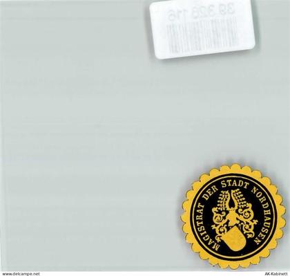 99734 O5500 Nordhausen , Thür Siegelmarke Magistrat der Stadt Nordhausen... - 39326116