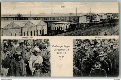 99947 O5820 Bad Langensalza 1915 Foto AK Kriegsgefangenlager Langensalza... - 13653719