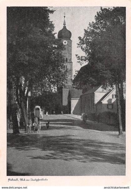 Aichach Blick zur Stadtpfarrkirche ngl #156.630