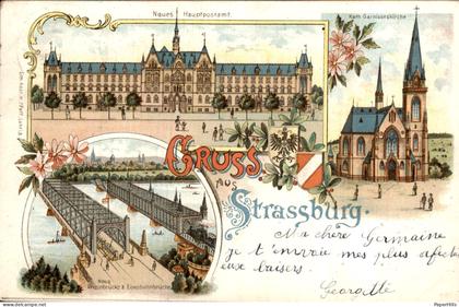 Duitsland Germany - Strassburg Straatsburg - Litho
