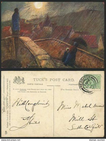 Germany Beilengries Bavaria 1905 Tuck's Postcard Bridge