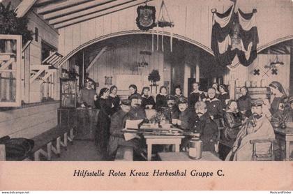 Hilfsstelle Red Cross Rotes Kruez WW1 German Hospital Old Postcard