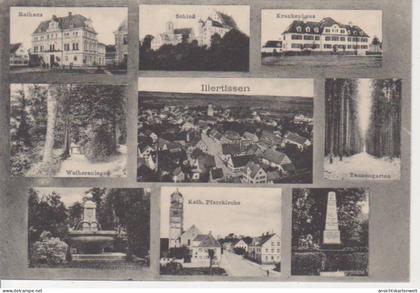 Illertissen Mehrbildkarte Krankenhaus Kirche ngl #81.664