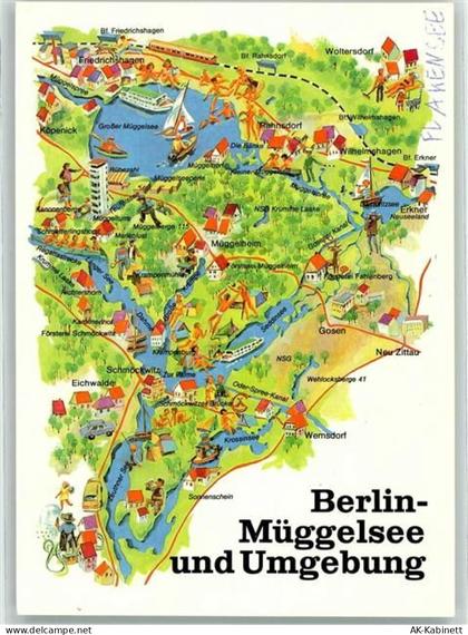 Müggelsee - Landkarte - 39514046