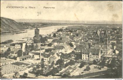 Andernach Andernach Rhein Feldpost x 1915