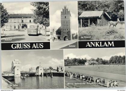 Anklam Mecklenburg-Vorpommern Steintor Tierpark Bahnhof Hafen