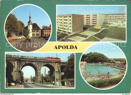 Apolda Markt Neubaugebiet Viadukt Freibad