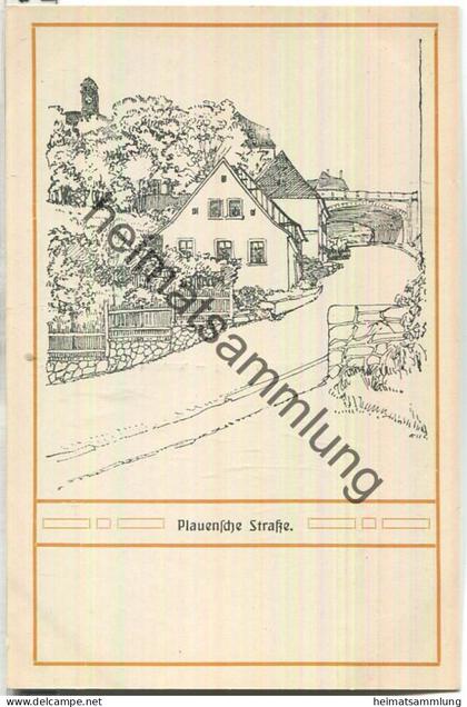 Auerbach - Plauensche Strasse - Zum Besten der Kriegshilfe herausgegeben vom Bezirkslehrerverein Auerbach i. V.