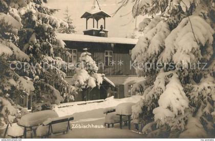 Auerbach Vogtland Zoebischhaus Winter