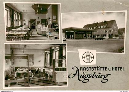 Augsburg Raststaette Hotel Augsburg Gastraeume Tankstelle