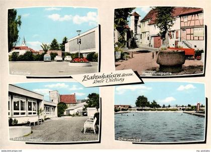 Babenhausen Dieburg Hessen Kulturhalle Hexenturmpartie Breschturmpartie Schwimmb
