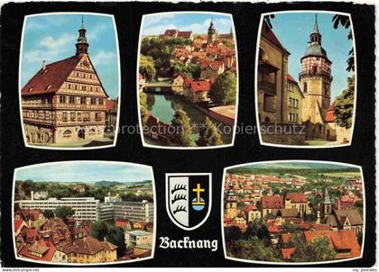 Backnang BW Rathaus Murrpartie Stadtturm Telefunkenwerke Stadtmitte